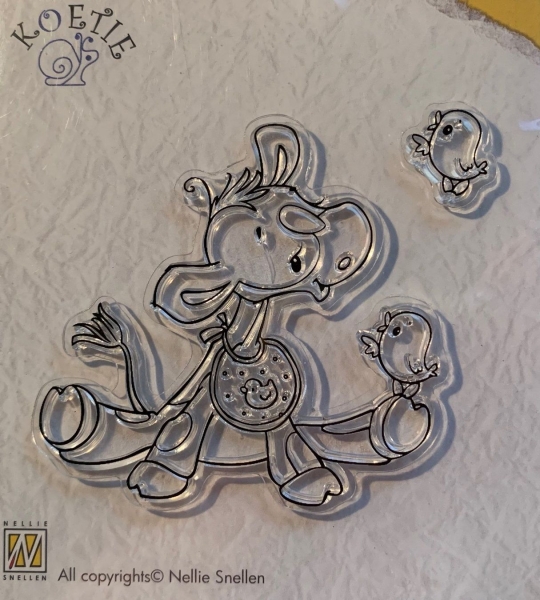 Clear Stamp Koetie mit Vogel